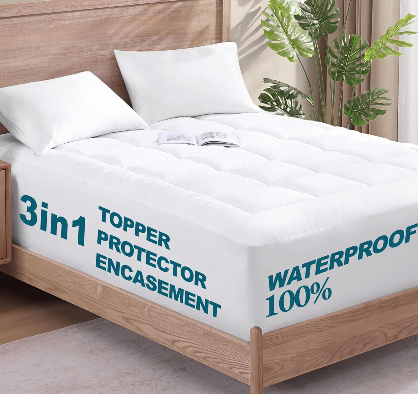 Dluxe Ave. ( TWIN ) 600 GSM Quilted Mattress, Leak-Proof