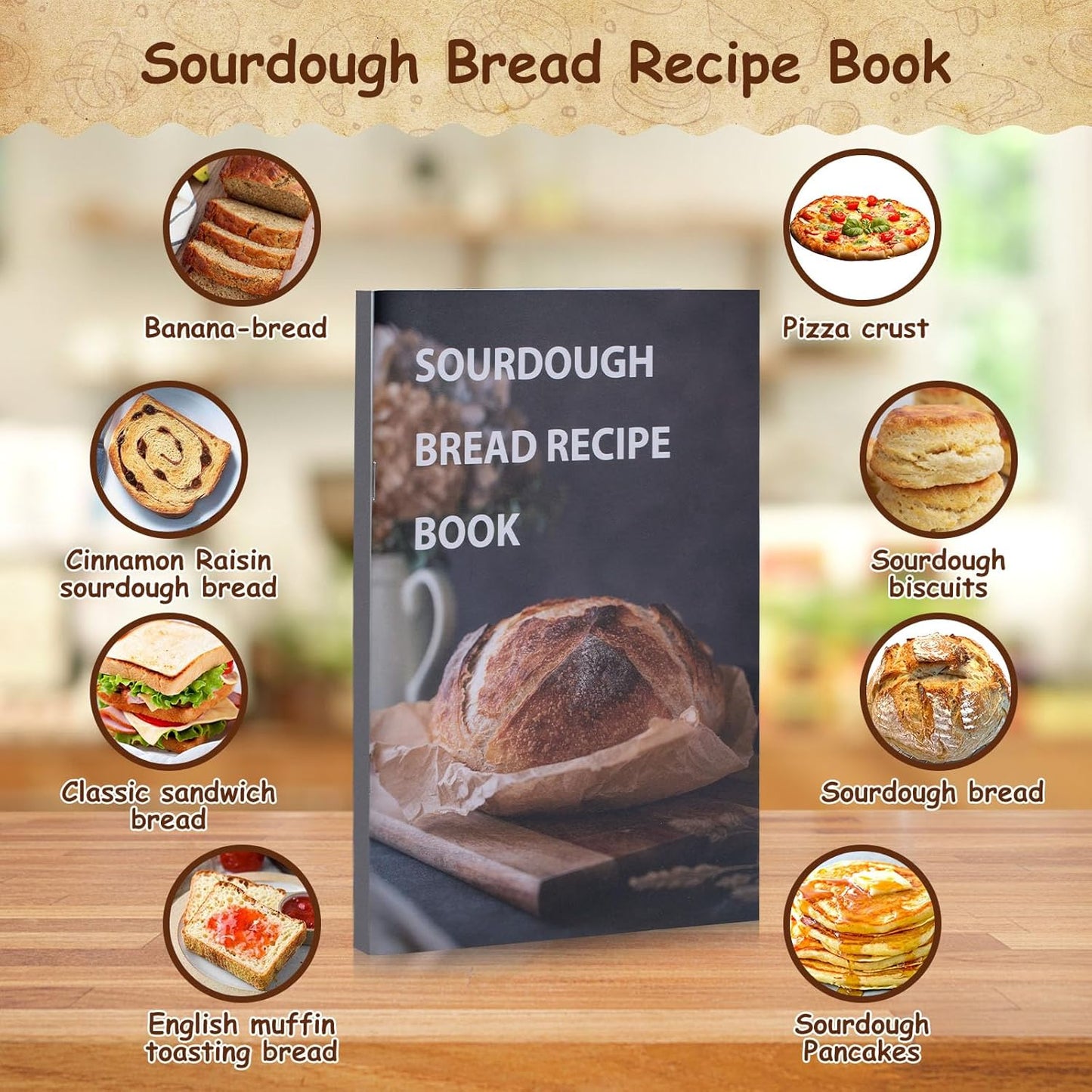 Dluxe Ave. Sourdough Starter Kit Sourdough Bread Baking Supplies