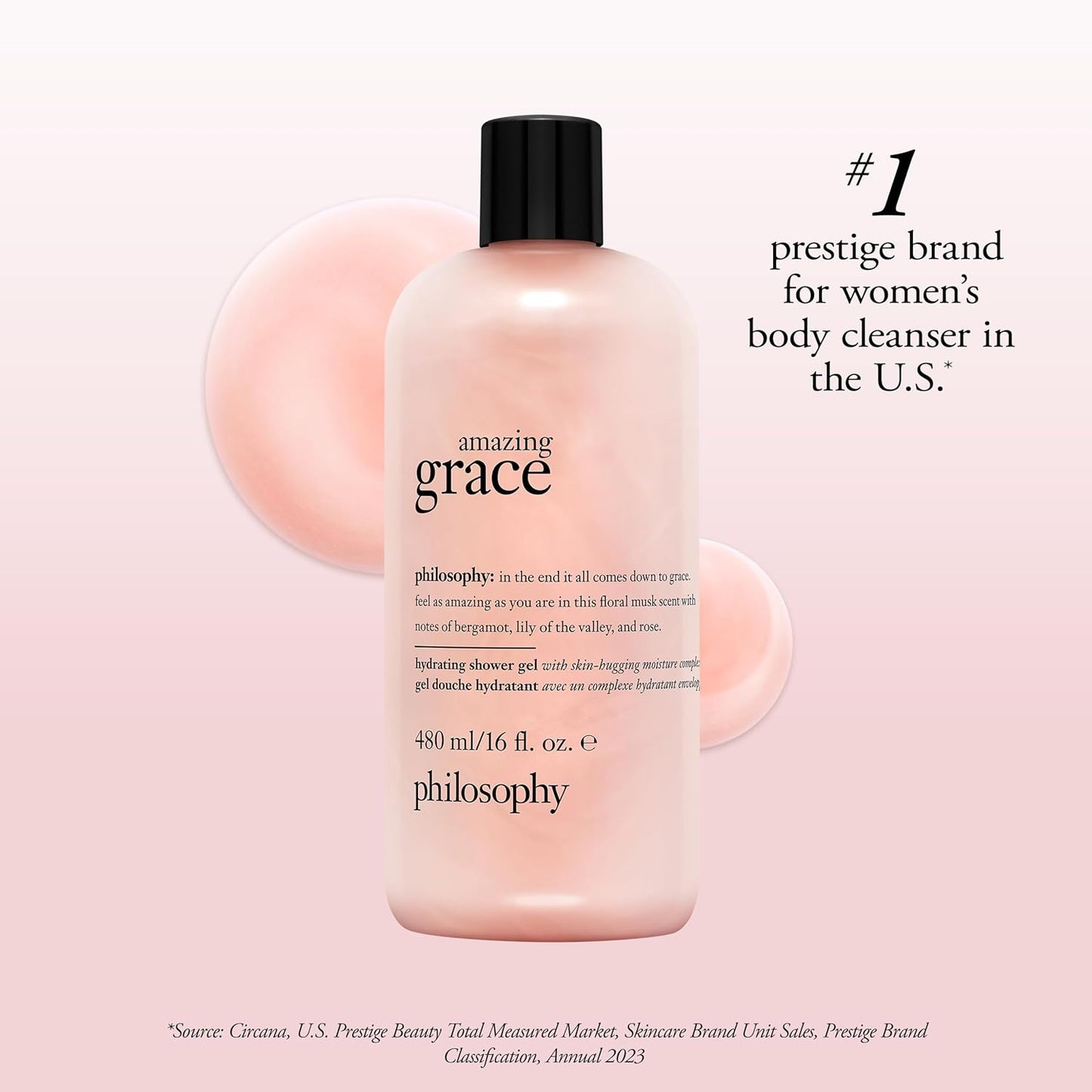 Dluxe Ave. philosophy hydrating shower gel amazing grace