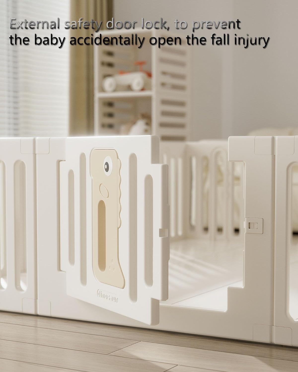 Dluxe Ave. Baby playpen Large playpen for Babies and ToddlersIndoor & Outdoor Play Yard for BabiesBaby Play PenBaby Fence Play AreaBaby gate playpen(59 * 59")