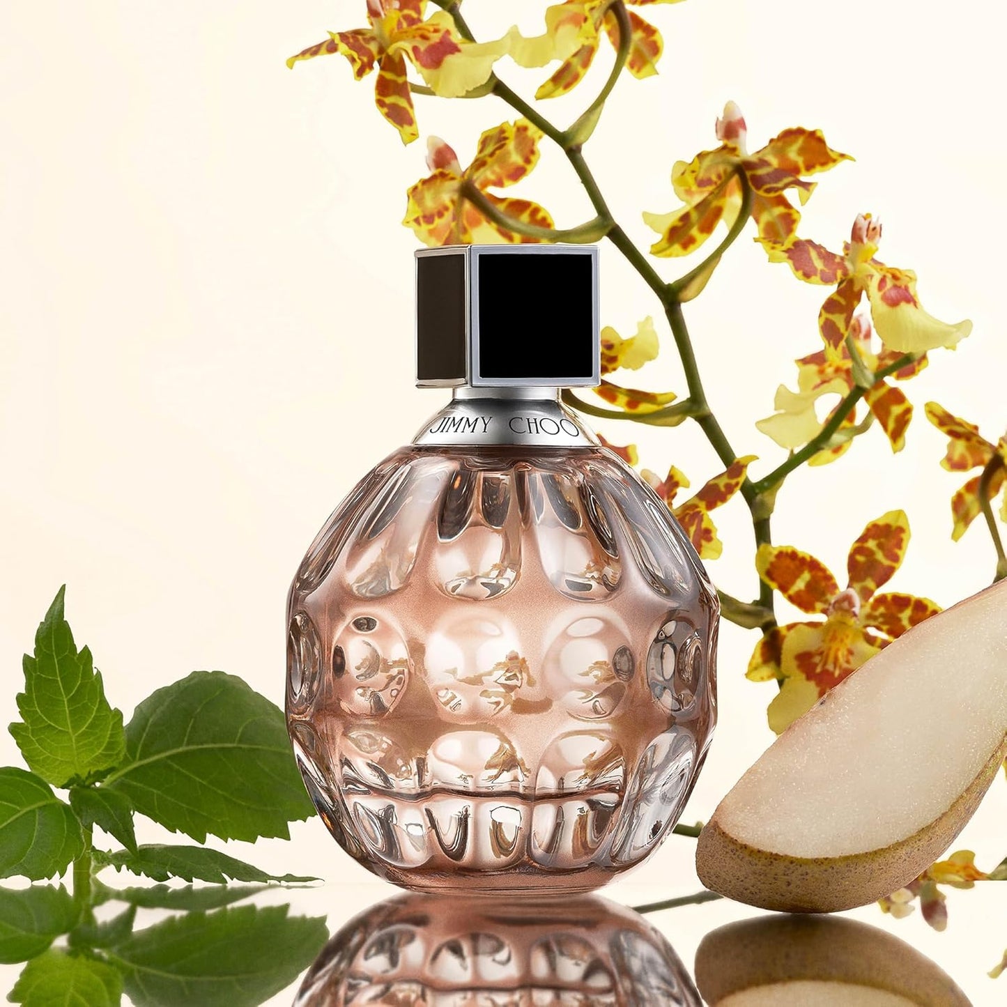 Dluxe Ave. Jimmy Choo Signature Eau de Parfum 3 Piece Set - 3.3 fl. oz. & 1.3 fl. oz. Spray 3.3 fl. oz. Body Lotion - Long Lasting Fragrance with notes of Tea Rose Tiger Orchid & Cedarwood - Floral & Fruity