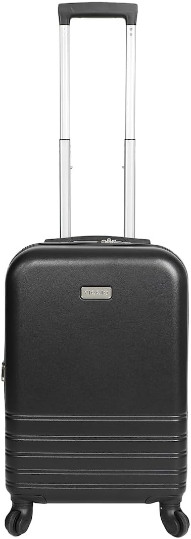 Dluxe Ave. 3-Piece Black Luggage Set/ Spinning Wheels/ (Black)