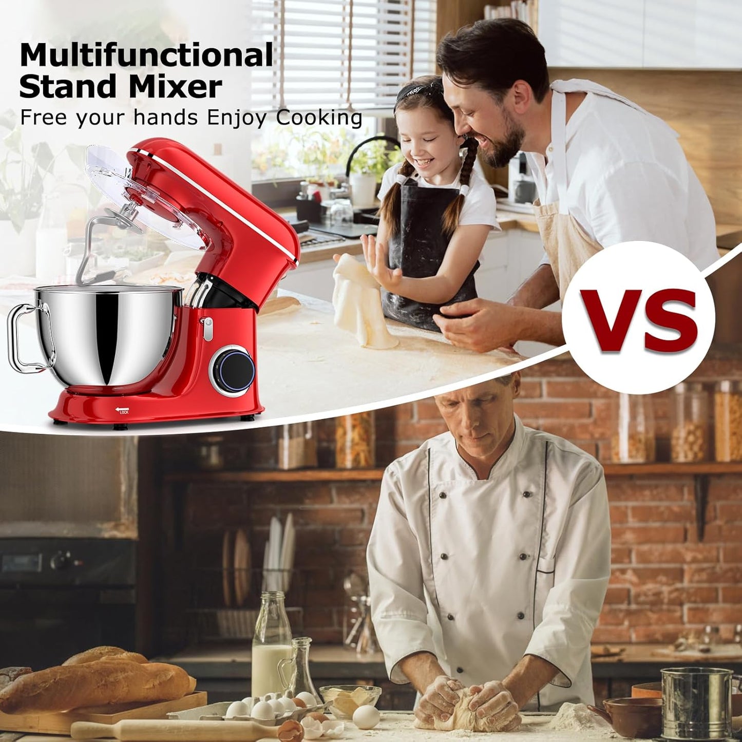 Dluxe Ave. 8.5Qt Electric Stand Mixer,