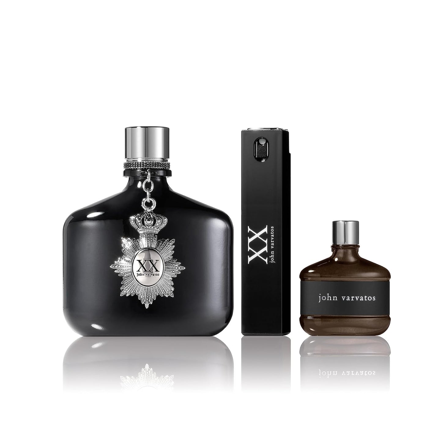 Dluxe Ave. XX 3 Piece Men’s Cologne Gift Set Eau de Toilette Spray Woody Oriental Scent with Notes of Cardamom Orange Flower & Sandalwood