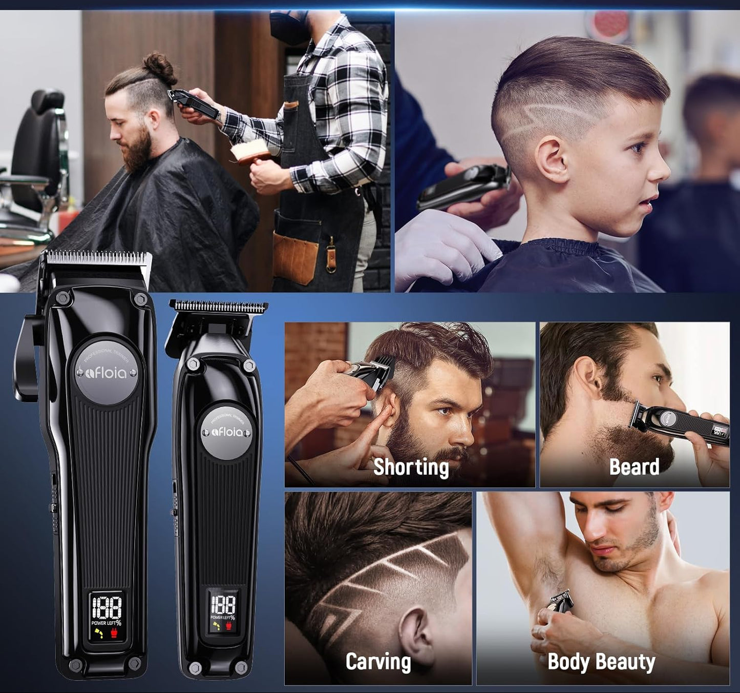 Dluxe Ave. Professional Hair Clippers Trimmers