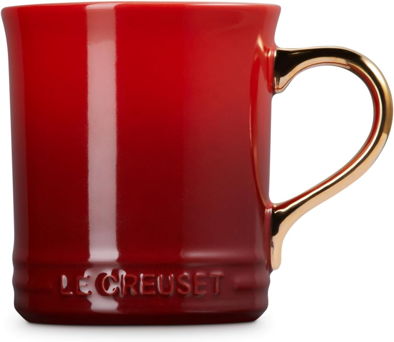 Dluxe Ave. ( Limited Edition) Vancouver Mug with Gold Metallic Handle 14 oz. Cerise
