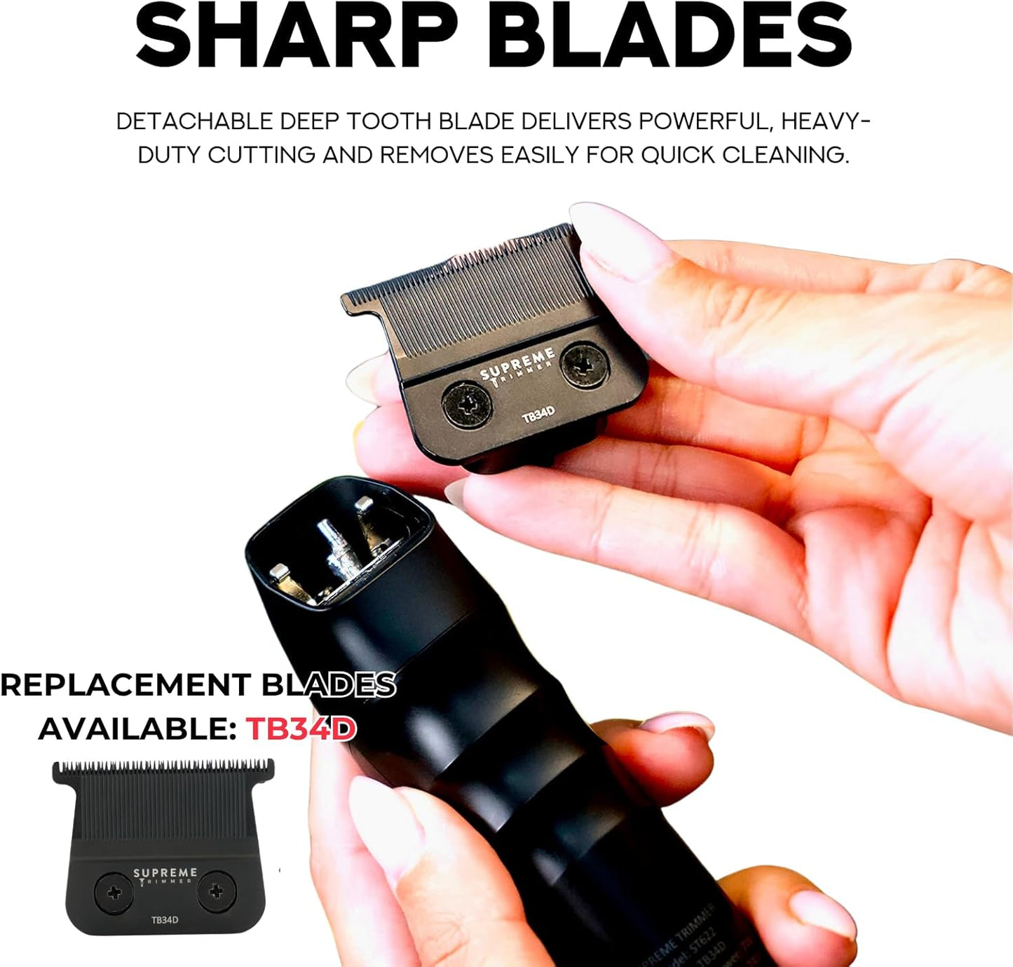 Dluxe Ave.  Supreme Trimmer/ 2 Speed/ Black