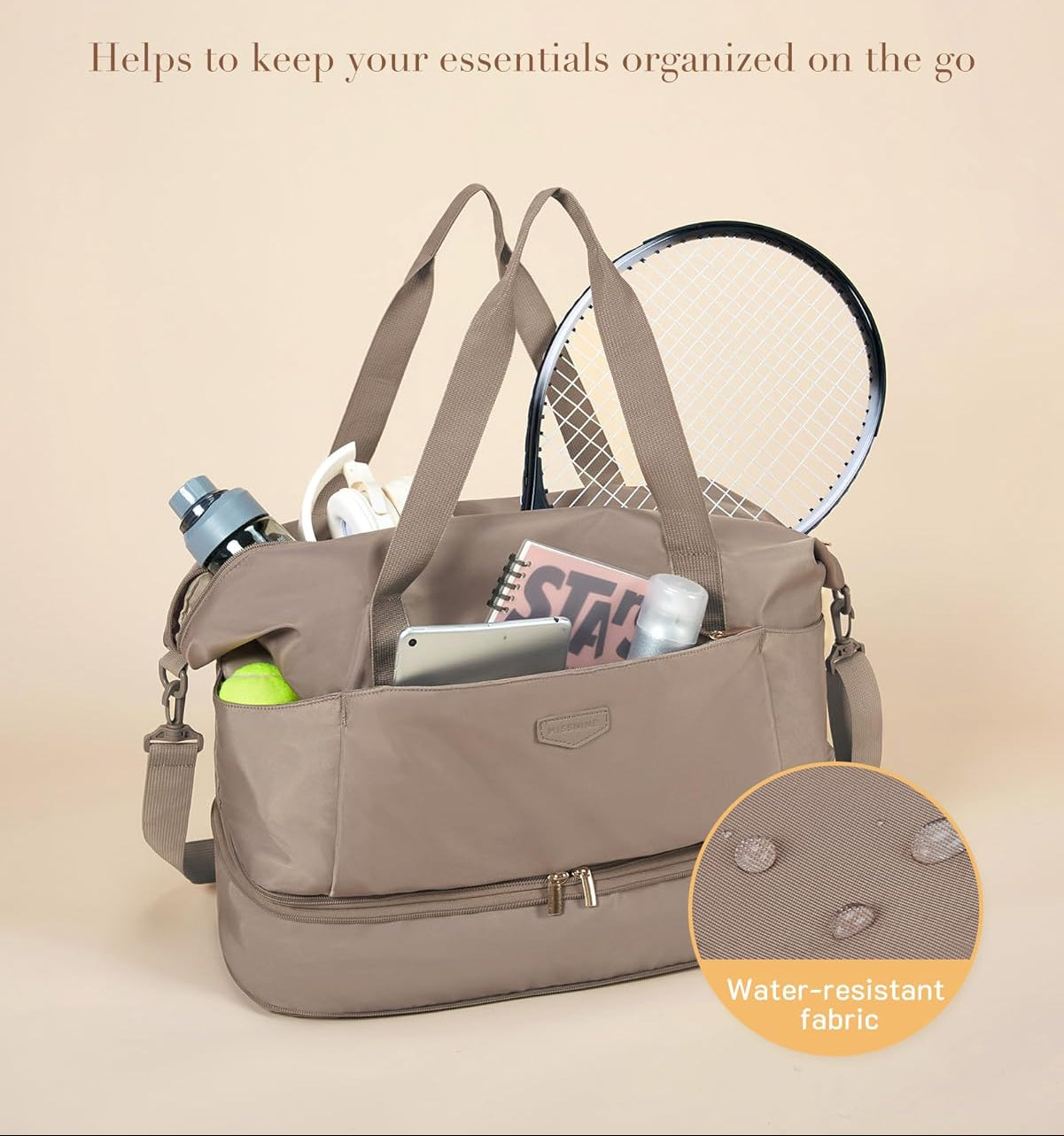 Dluxe Ave. 50L Carry on Bag with Shoes Compartment