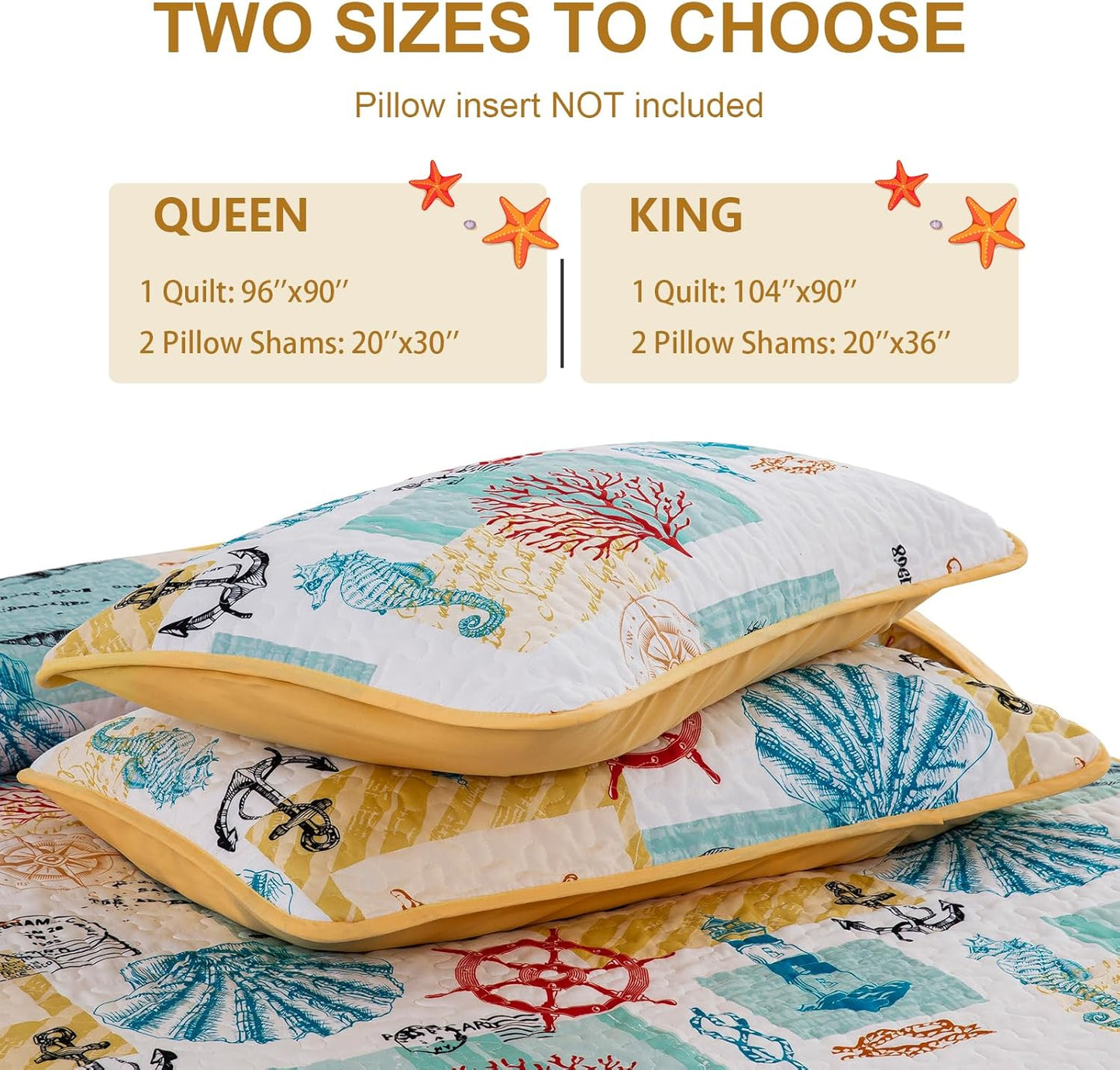 Dluxe Ave. ( KING ) 3 Pcs Quilt and Bedding Set, for All Season