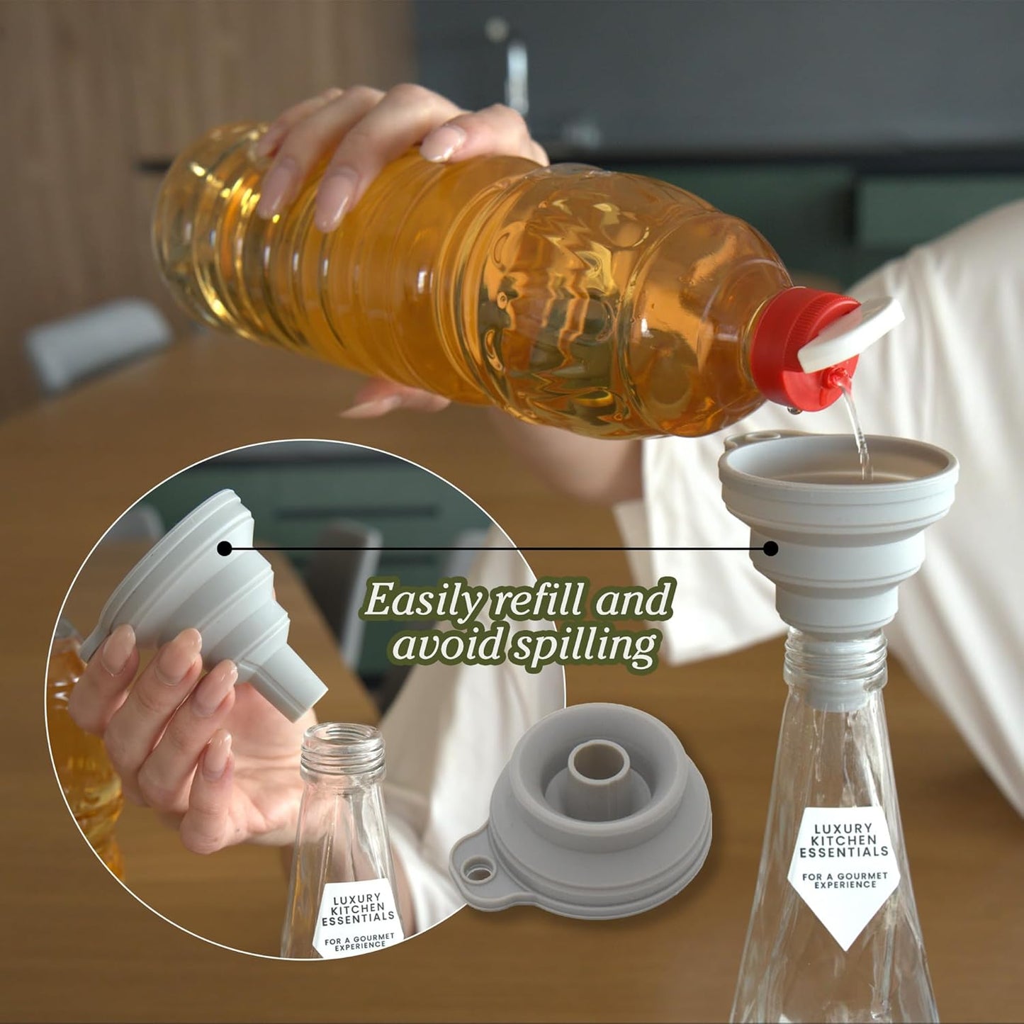 Dluxe Ave.  Olive Oil Bottle Dispenser