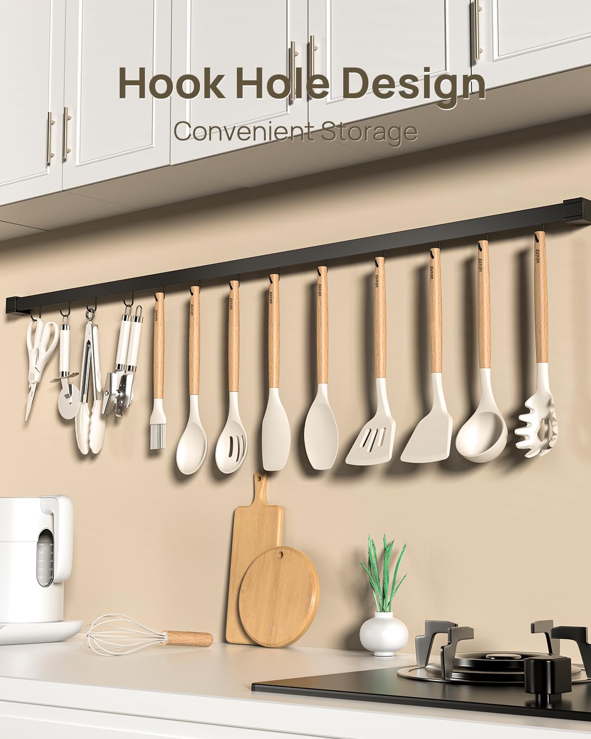 Dluxe Ave. Cooking Utensil /14Pcs Set 446°F Heat Resistance