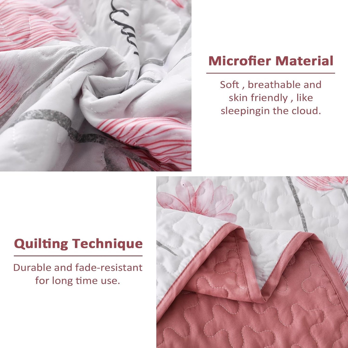 Dluxe Ave. (KING) 3 Piece Bedding Set/ All Season (90"x104")