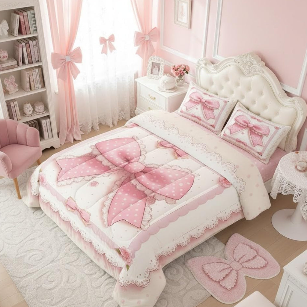 Dluxe Ave. ( TWIN ) 2 Pcs Comforter and Bedding Set