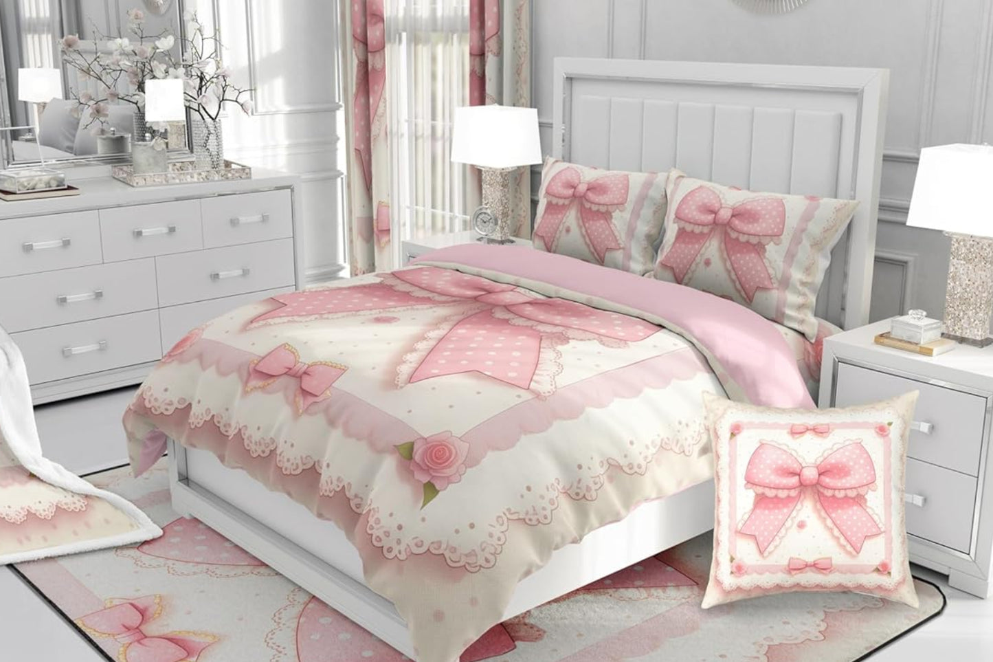 Dluxe Ave. ( TWIN ) 2 Pcs Comforter and Bedding Set