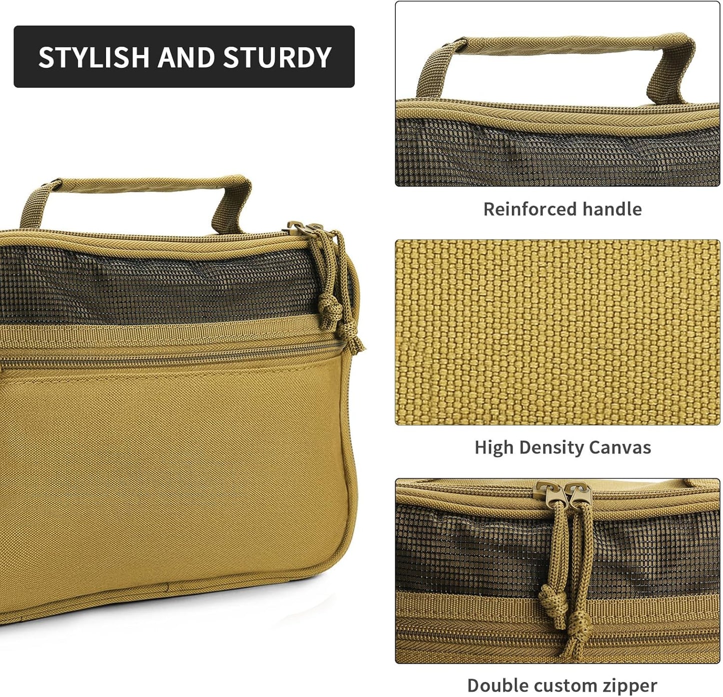 Dluxe Ave. Toiletry Travel Bag / Khaki