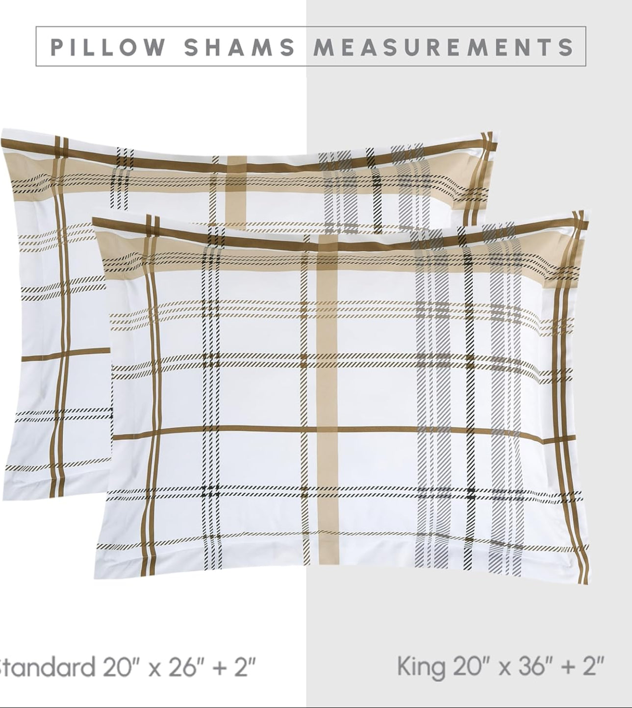 Dluxe Ave. (FULL/QUEEN) 8-Piece Comforter Set, Taupe