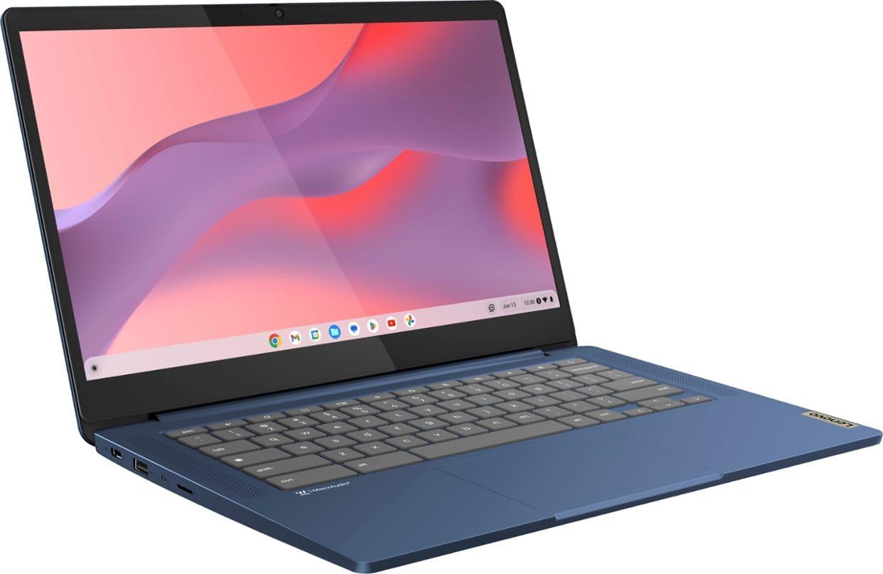Dluxe Ave. Lenovo Slim 3 Chromebook Laptop for 14" FHD Touchscreen MediaTek Kompanio 520 4GB RAM 64GB