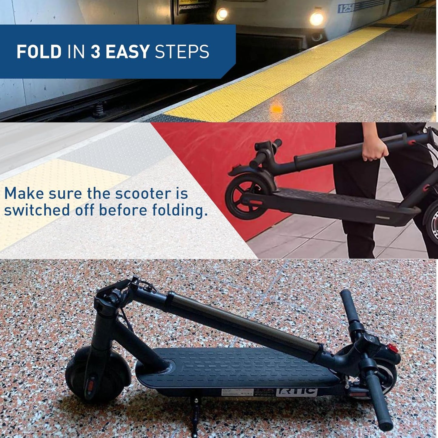 Dluxe Ave. Hiboy Electric Scooter 350W Peak Motor 13 MPH 10.6 Mile Range Foldable Lightweight UL 2272 Certified Dual Braking System E-Scooter for Teens Commuting and Campus Use