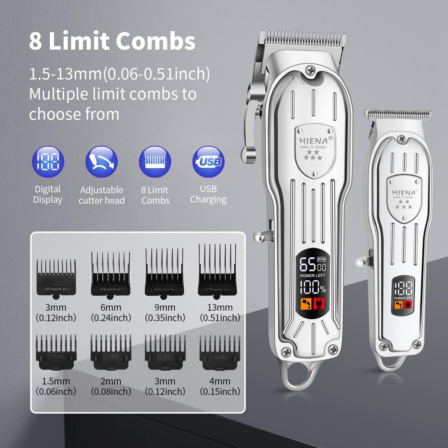 Dluxe Ave.  Professional Hair Clippers/ Rechargeable
