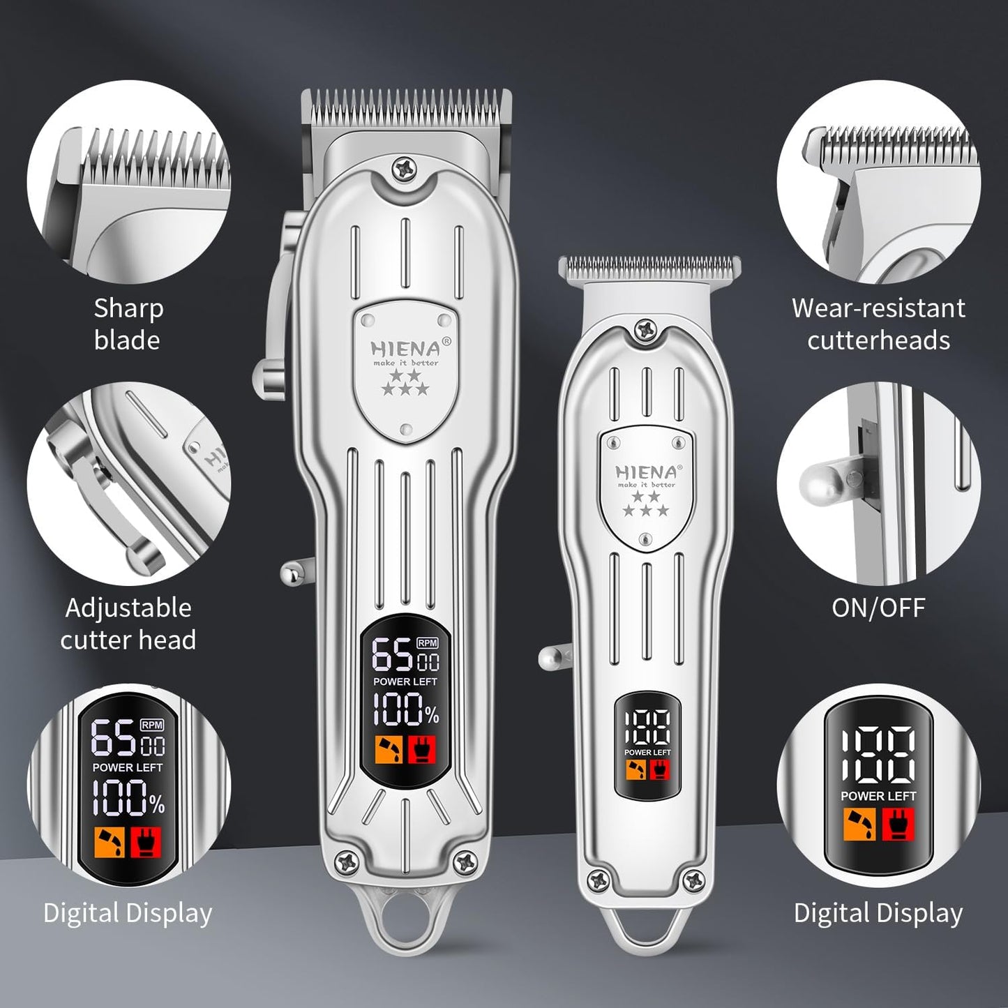 Dluxe Ave.  Professional Hair Clippers/ Rechargeable