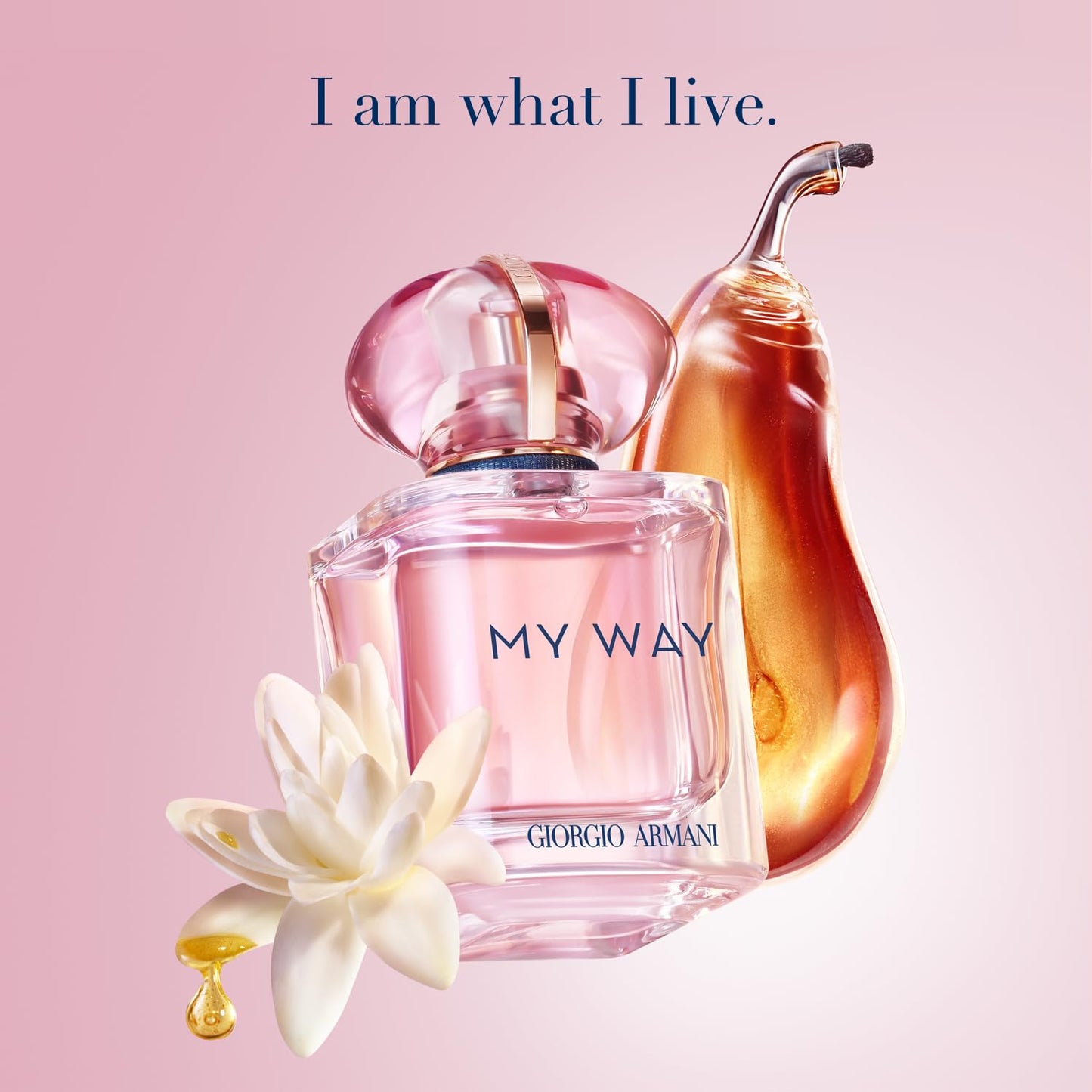 Dluxe Ave. Armani Beauty - My Way Nectar - Eau de Parfum - Perfume for Women - Floral Fruity Women’s Fragrance - Bergamot & Pear Tuberose Heart Vanilla Notes - 3.0 FL Oz