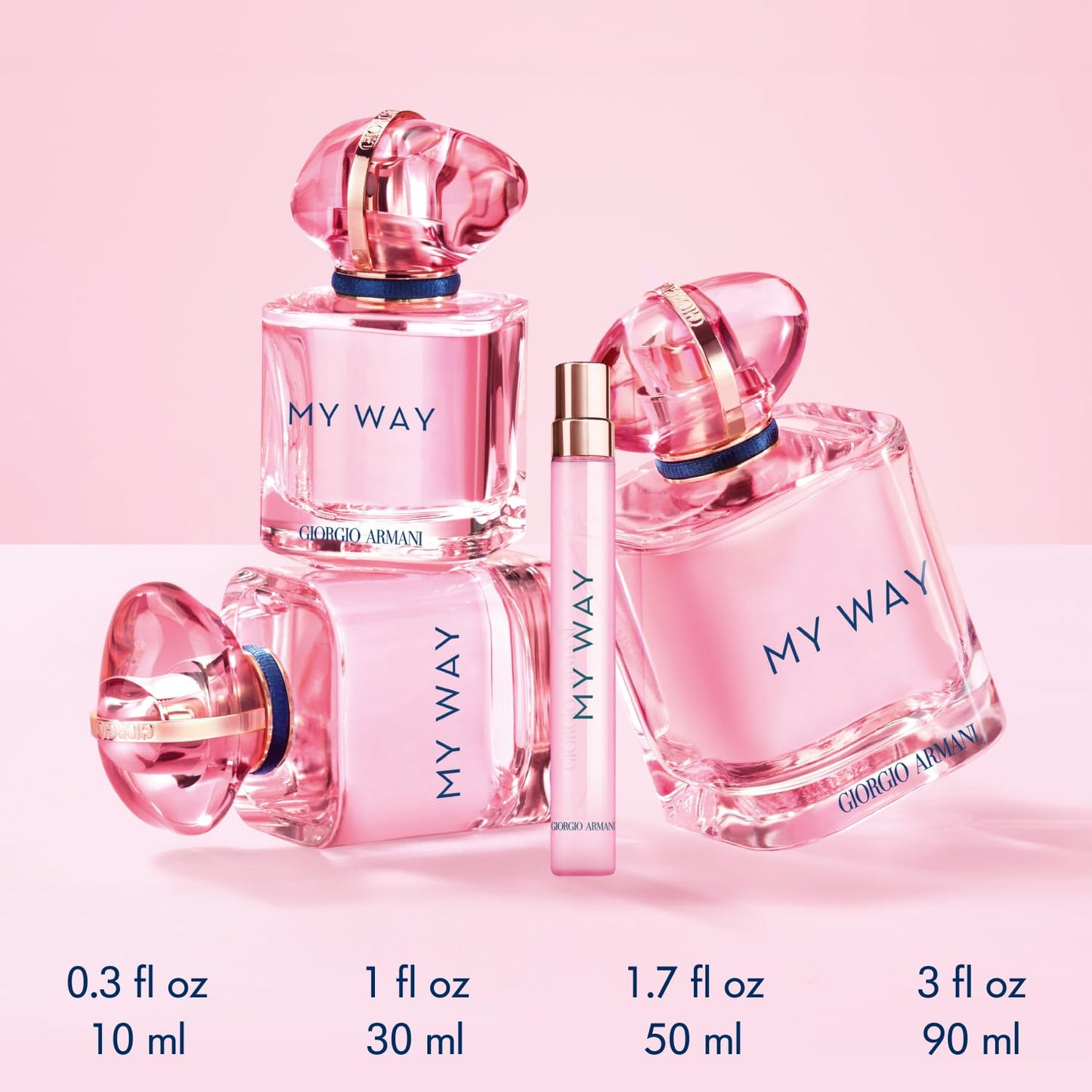Dluxe Ave. Armani Beauty - My Way Nectar - Eau de Parfum - Perfume for Women - Floral Fruity Women’s Fragrance - Bergamot & Pear Tuberose Heart Vanilla Notes - 3.0 FL Oz