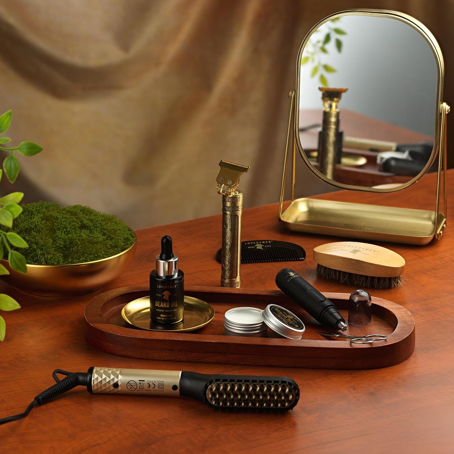 Dluxe Ave.  Gifts for Men, Mens Grooming Beard Kit 15pc