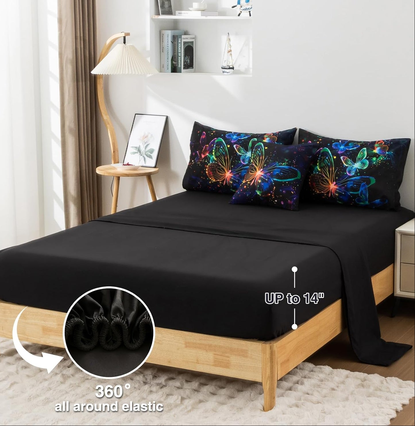 Dluxe Ave. ( FULL) 6 Pcs Comfort and  Bedding Set