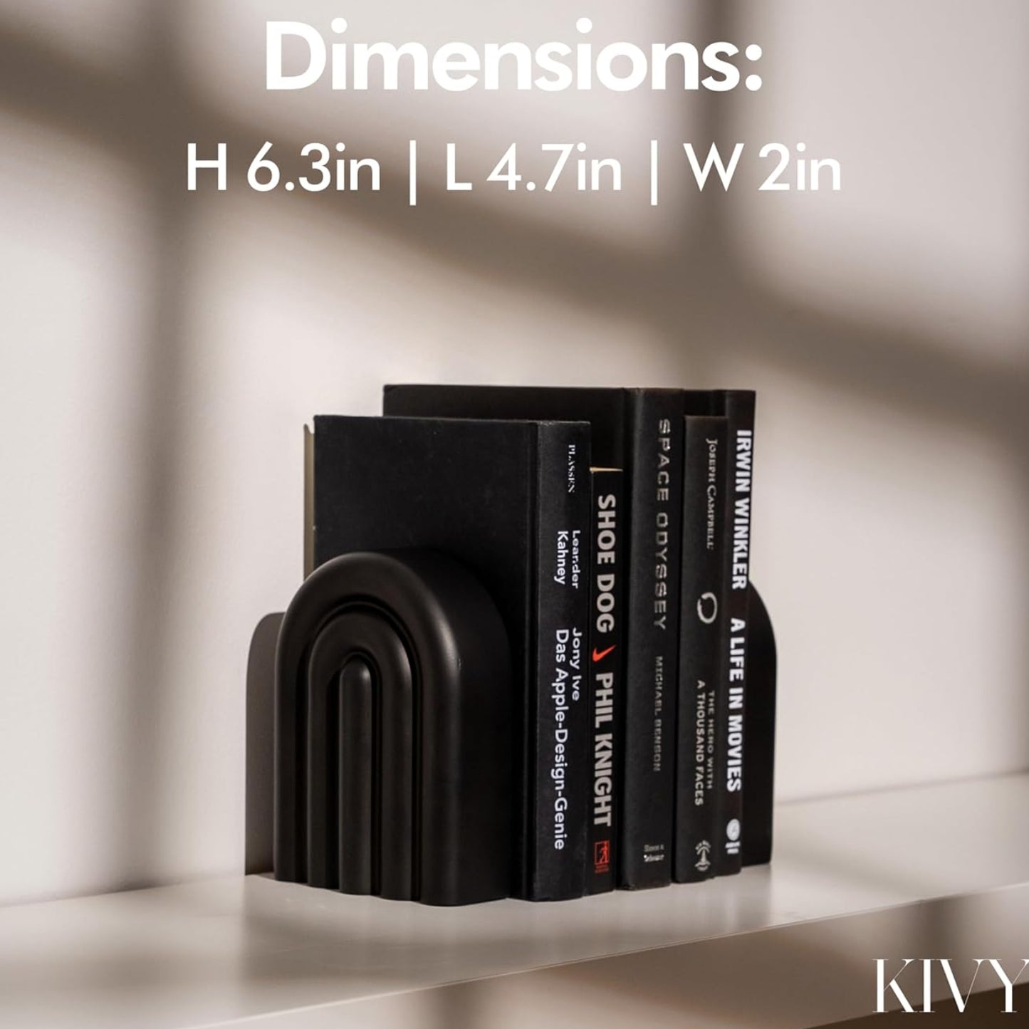 Dluxe Ave. Concrete Book Ends