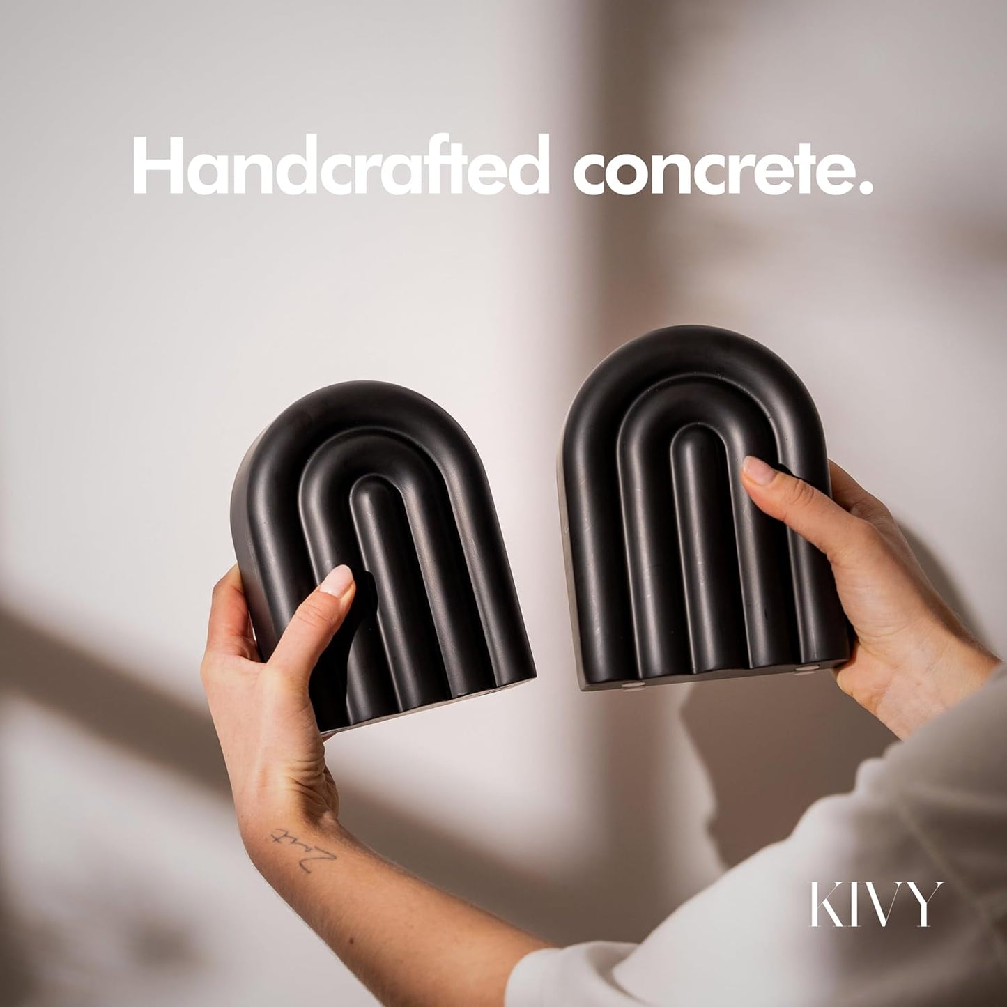 Dluxe Ave. Concrete Book Ends