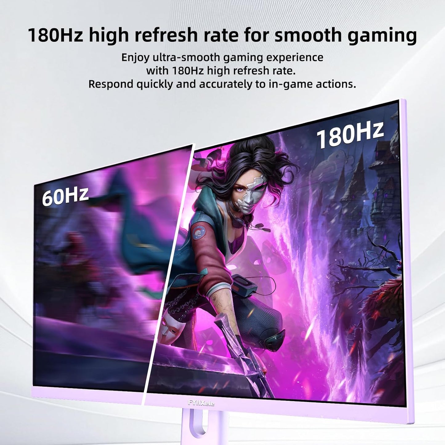 Dluxe Ave. FYHXele 27 inch Gaming Monitor Gaming Monitor QHD-2560X1440P 165Hz 1ms