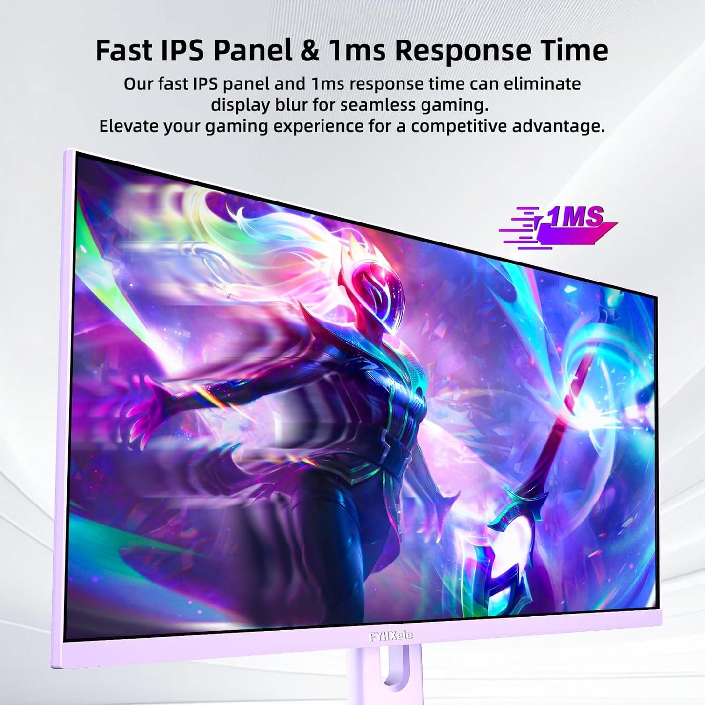 Dluxe Ave. FYHXele 27 inch Gaming Monitor Gaming Monitor QHD-2560X1440P 165Hz 1ms