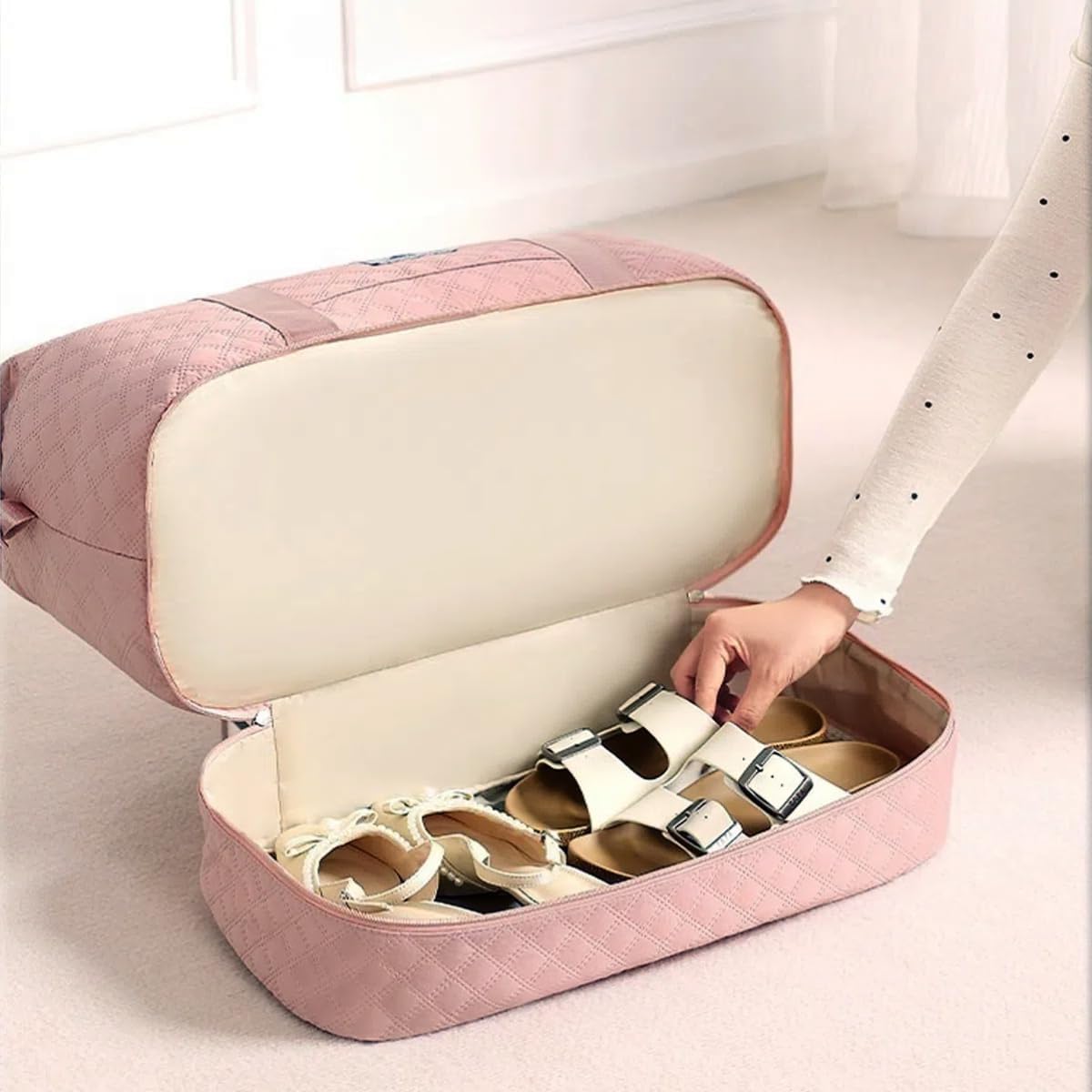 Dluxe Ave. Compartment Large Weekender Tote/ Carry on Bag/ Pink