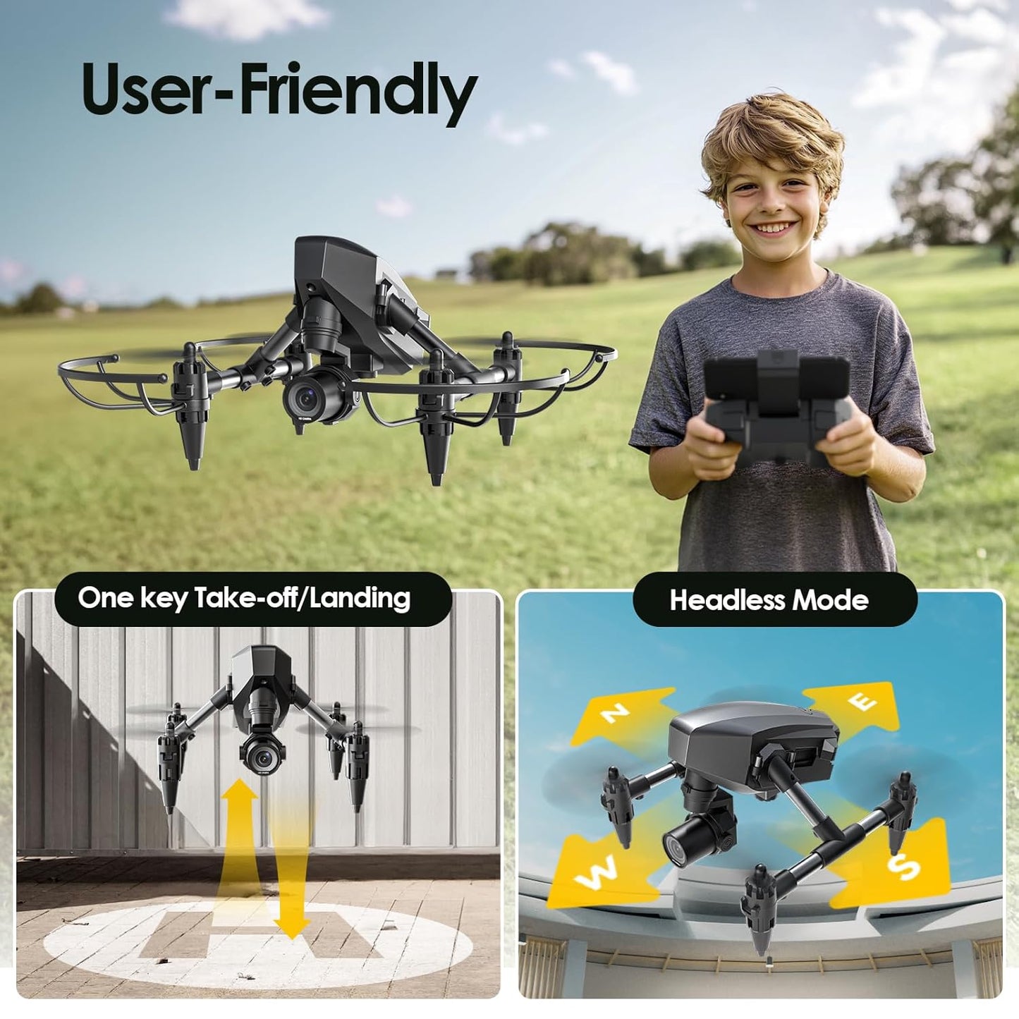 Dluxe Ave. Drone with Camera for Kids 1080P/ Mini