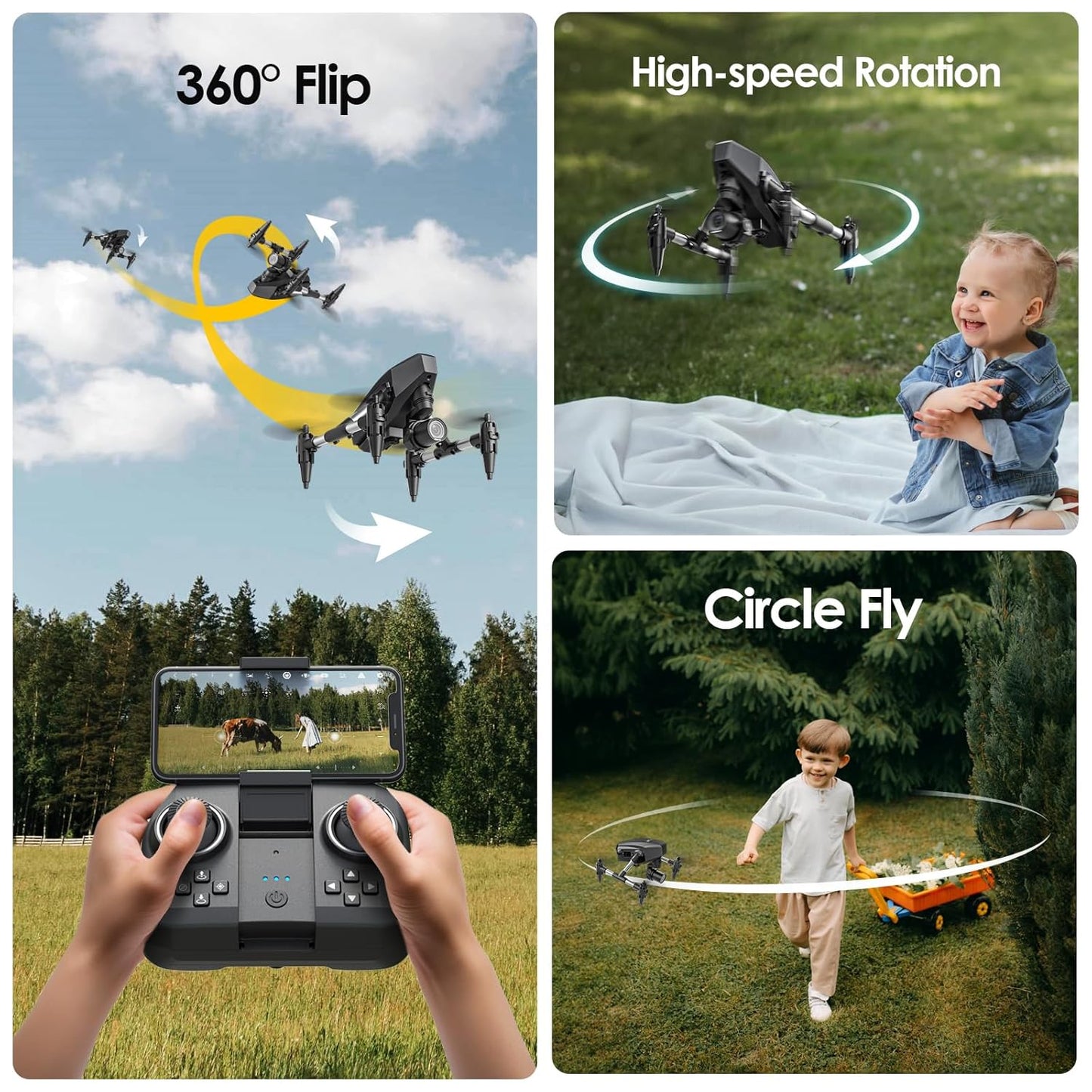 Dluxe Ave. Drone with Camera for Kids 1080P/ Mini