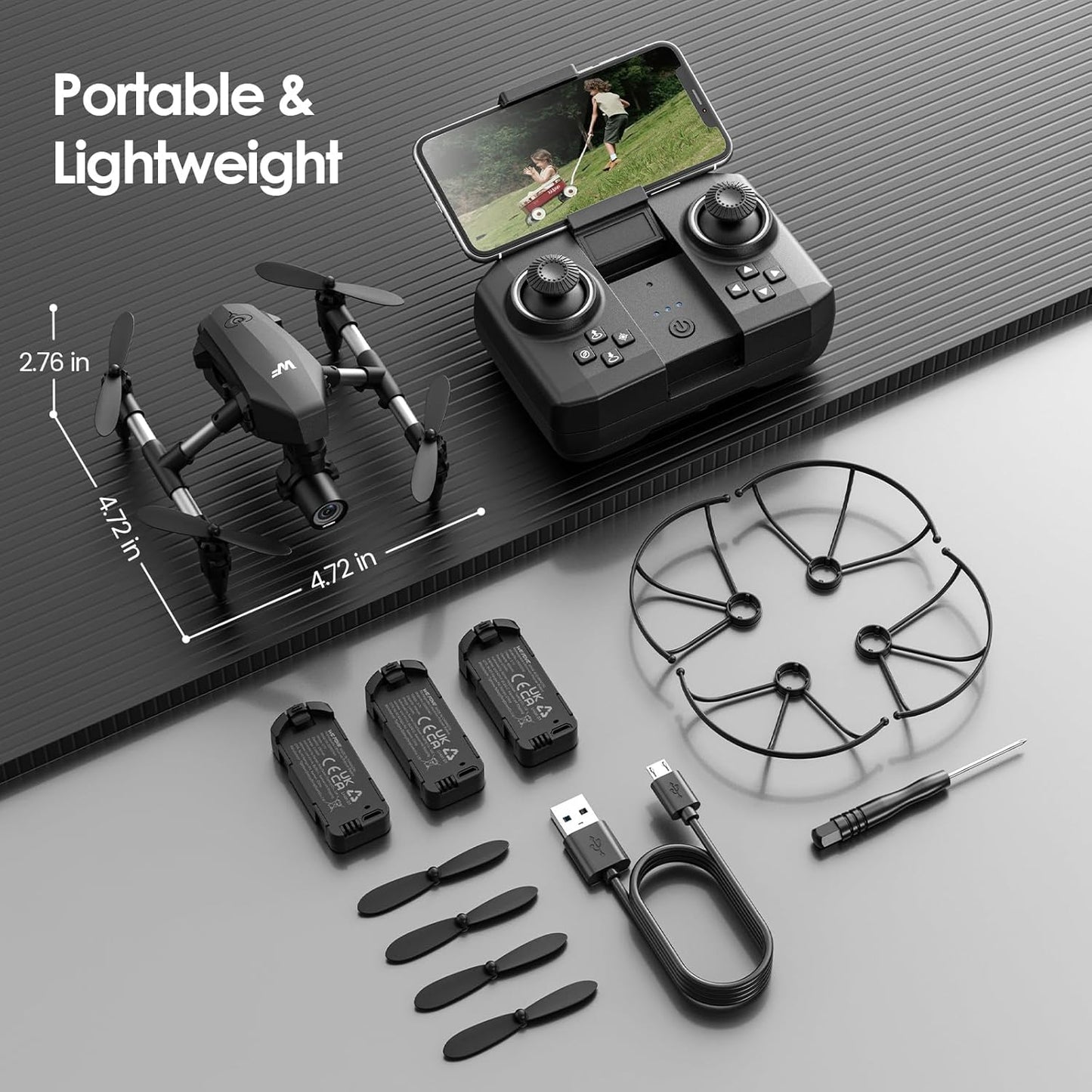 Dluxe Ave. Drone with Camera for Kids 1080P/ Mini