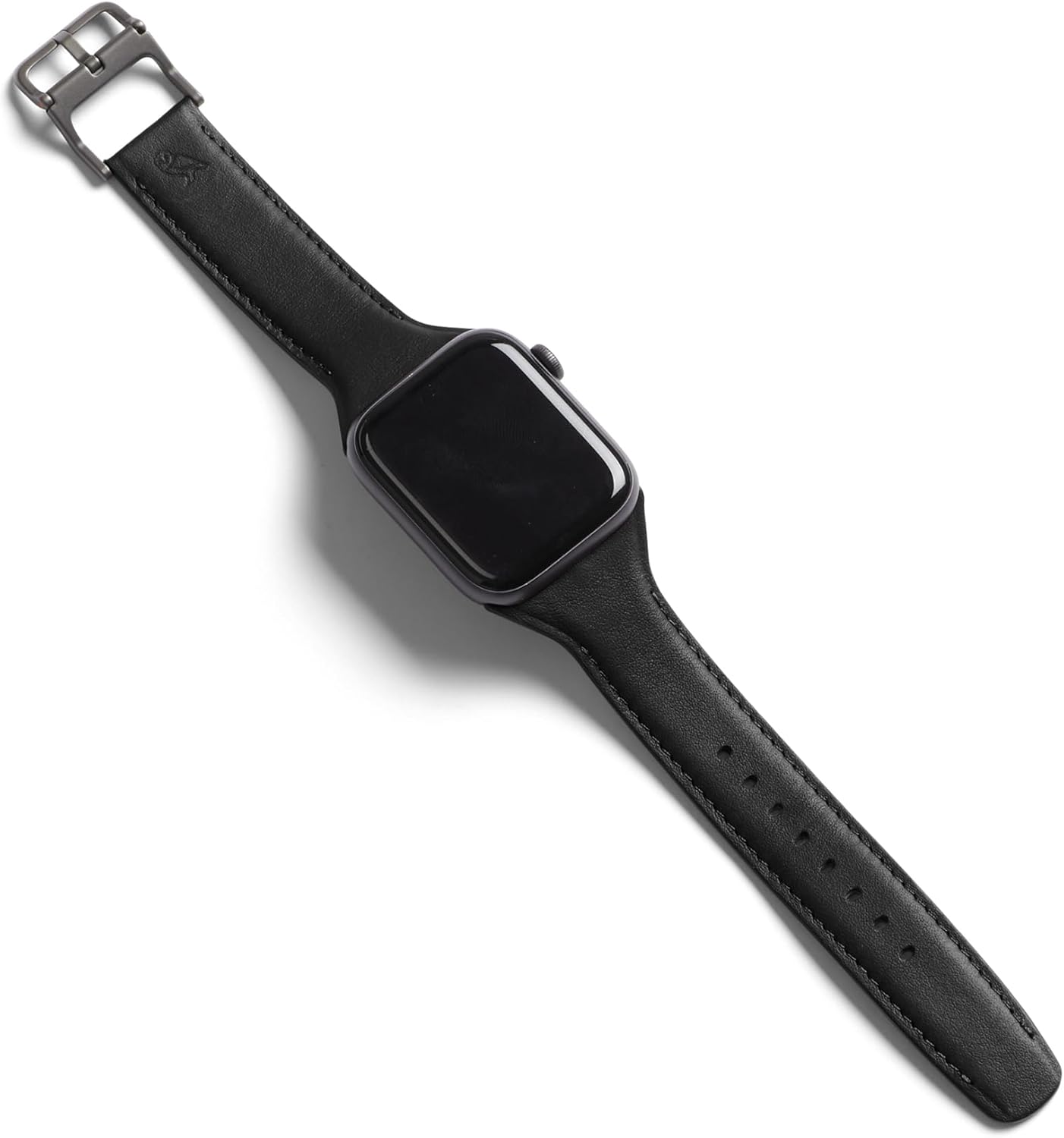 Dluxe Ave. Bellroy Classic Watch Strap (Band Compatible with Apple Watch Adjustable for Work or Casual wear) - Black