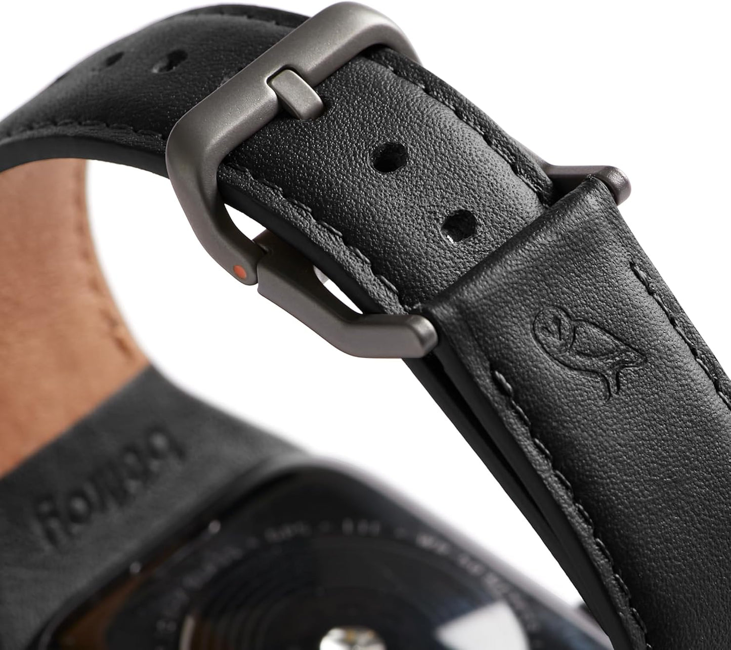 Dluxe Ave. Bellroy Classic Watch Strap (Band Compatible with Apple Watch Adjustable for Work or Casual wear) - Black