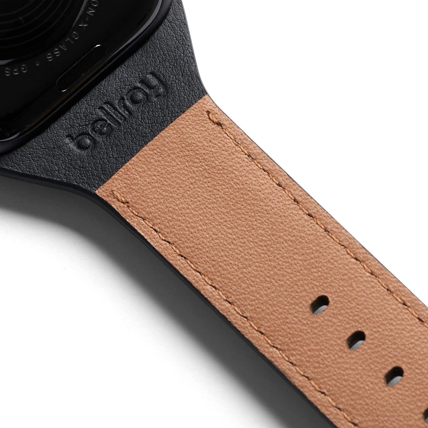 Dluxe Ave. Bellroy Classic Watch Strap (Band Compatible with Apple Watch Adjustable for Work or Casual wear) - Black