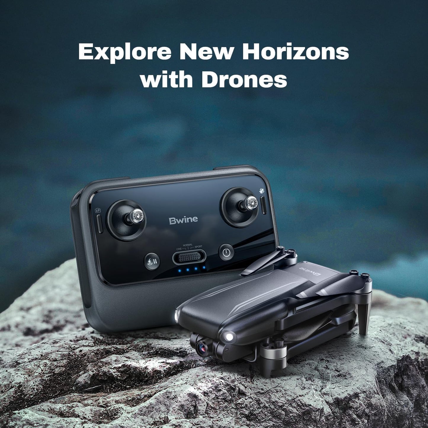 Dluxe Ave. GPS Drones with Camera for Adults/ 4K Only 238g 70-Minute TOF 9842 FT Long Range