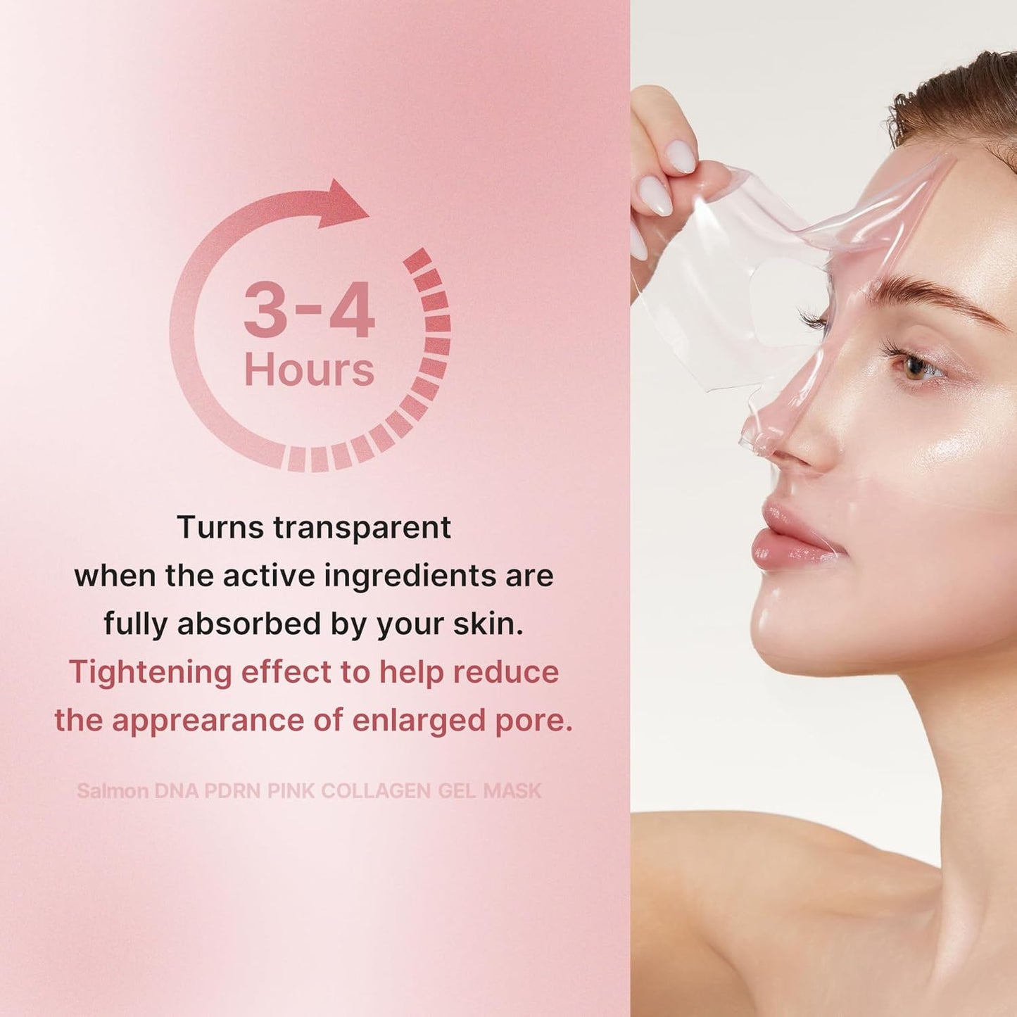 Dluxe Ave. Medicube Salmon DNA PDRN pink collagen jelly gel mask | overnight face mask for glass glow skin- elasticity hydrating firming and moisturizing | korean skincare 28g 4ea