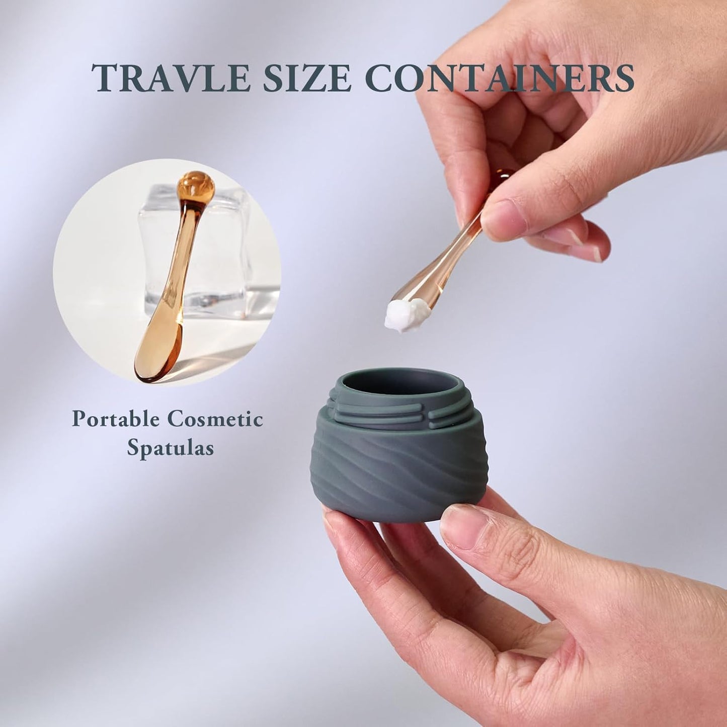 Dluxe Ave. Travel Containers for Toiletries/ TSA Approved/ 4 Pack