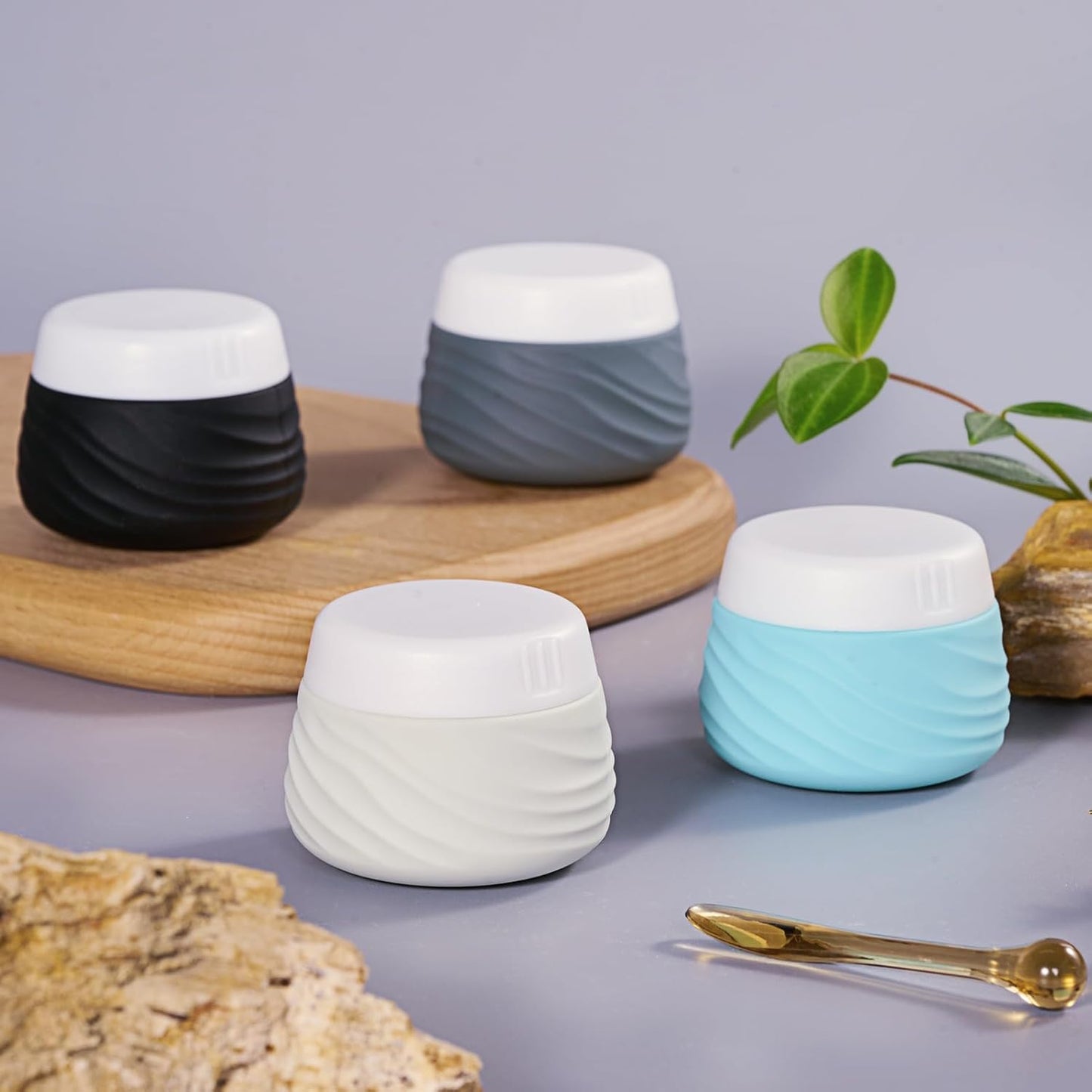 Dluxe Ave. Travel Containers for Toiletries/ TSA Approved/ 4 Pack