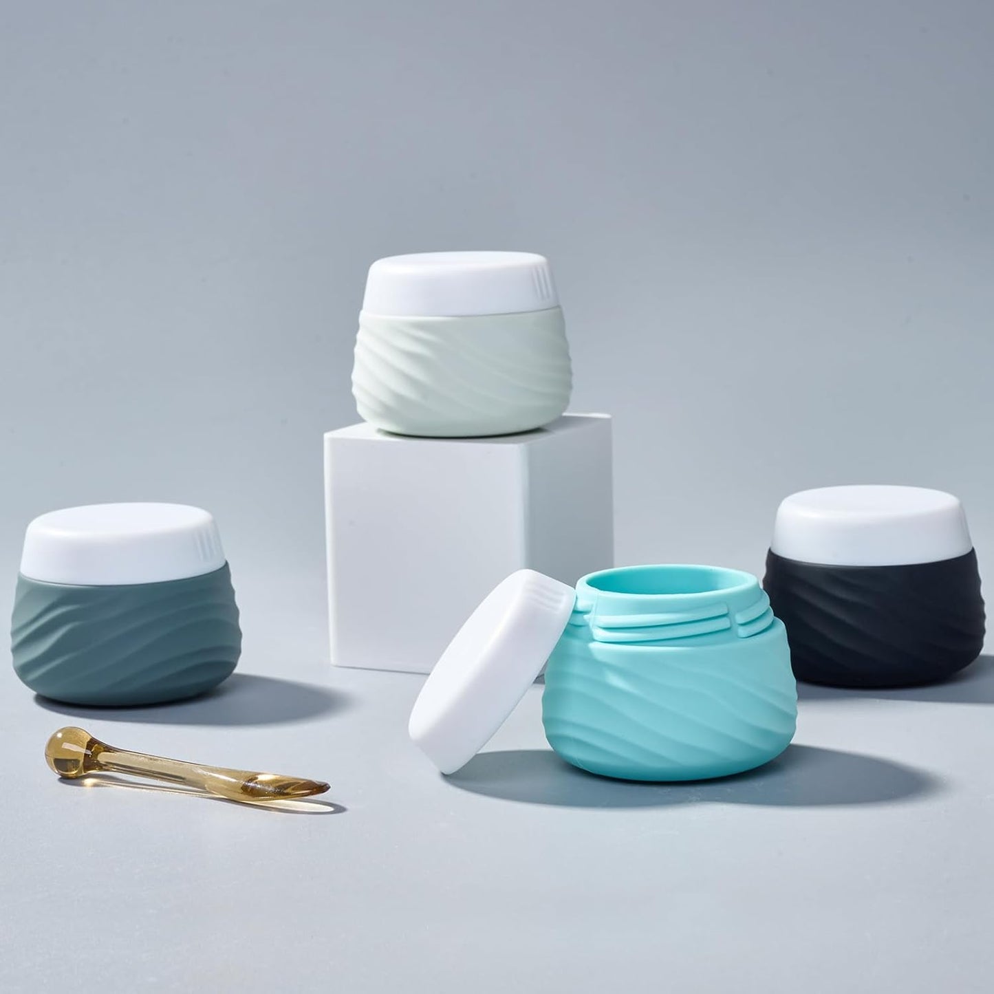 Dluxe Ave. Travel Containers for Toiletries/ TSA Approved/ 4 Pack