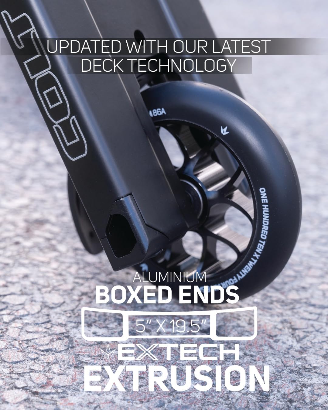 Dluxe Ave. Envy Scooters COLT S6 Complete - Black - Ultimate Stunt Scooter - Lightweight Professional Street Scooter and Trick Scooter