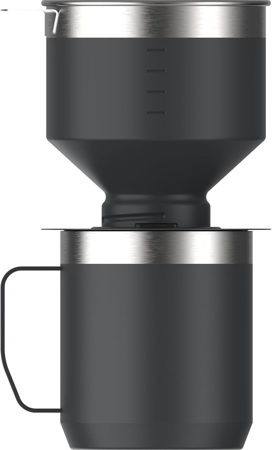 Dluxe Ave. Stanley Classic Perfect-Brew Pour Over Set Black 2.0