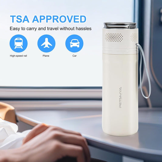 Dluxe Ave. Insulin Cooler Travel Case/ Electric Cooling/ Temp 36-68F/ TSA Approved/ WHITE