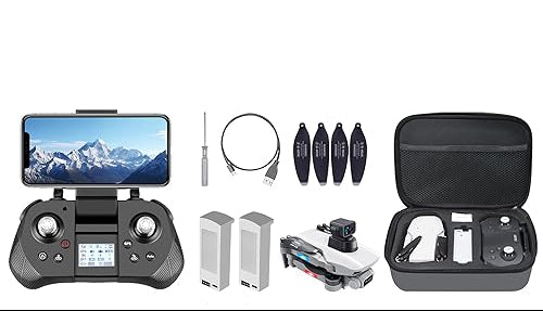 Dluxe Ave. GPS Drones with Camera for Adults/ 4K with Brushless Motor and Follow Me Mode/ 249g