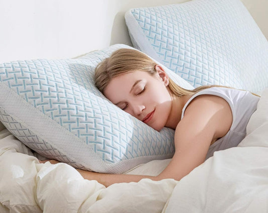 Dluxe Ave. ( KING ) Shredded Memory Foam Cooling { SOFT } Luxury Hotel Quality Pillow
