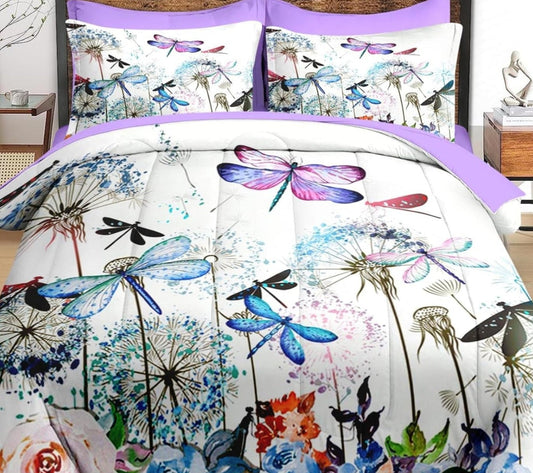 Dluxe Ave. ( KING ) 7 Pcs Comforter and Bedding Set